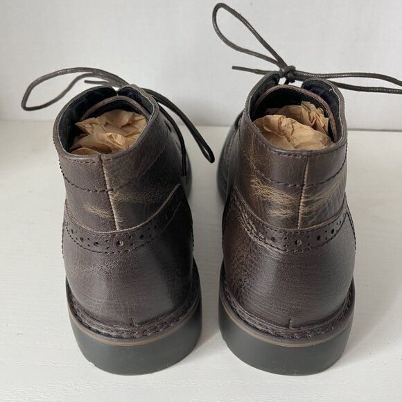 Robert Wayne RW Arlo 201 Wingtip Lace-Up Boots – Size 9.5 US